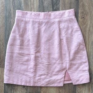 Princess Polly Pink Mini Skirt with slit